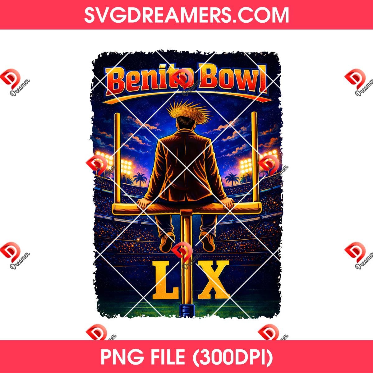 Benito Bowl LX 2026 PNG Sublimation, Bad Bunny Super Bowl Halftime Show PNG 1 Benito Bowl LX 2026 PNG Sublimation, Bad Bunny Super Bowl Halftime Show PNG