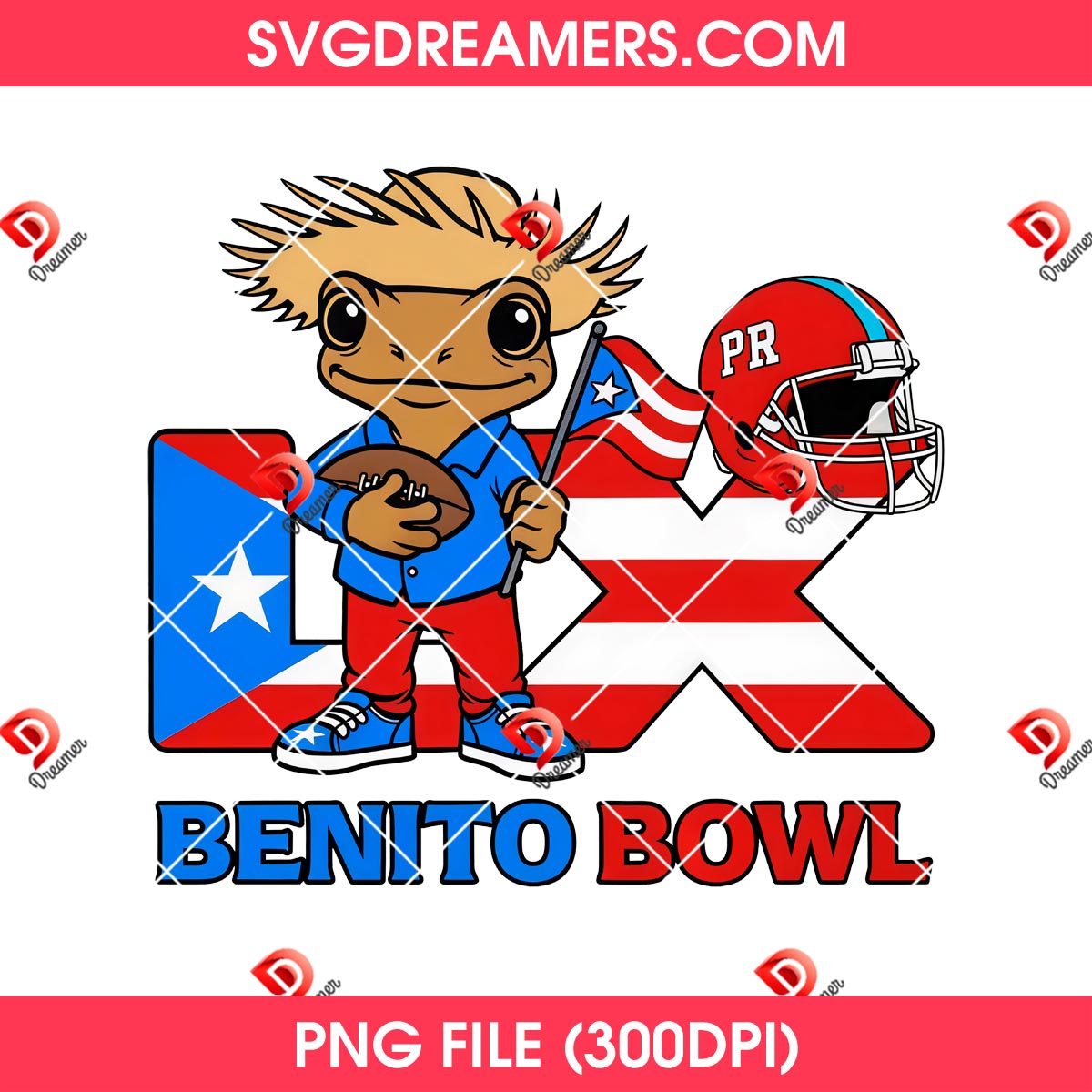 Benito Bowl PNG Design, Bad Bunny Super Bowl LX 2026 PNG 1 Benito Bowl PNG Design, Bad Bunny Super Bowl LX 2026 PNG