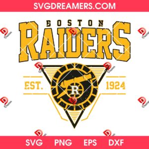 Boston Raiders Hockey Est 1924 SVG PNG
