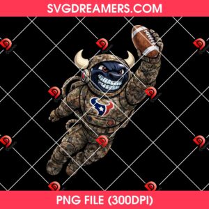 Buffalo Astronaut Houston Texans Football PNG