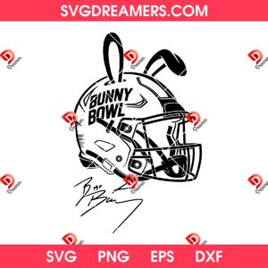 Bunny Bowl Helmet SVG PNG, Benito Super Bowl LX Bad Bunny SVG PNG