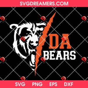 DA Bears SVG PNG Design, Vintage Chicago Bear SVG PNG, Retro Bears Football Fan Game Day SVG PNG