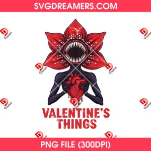 Demogorgon Valentines Things PNG Stranger Things Funny Valentine PNG 2