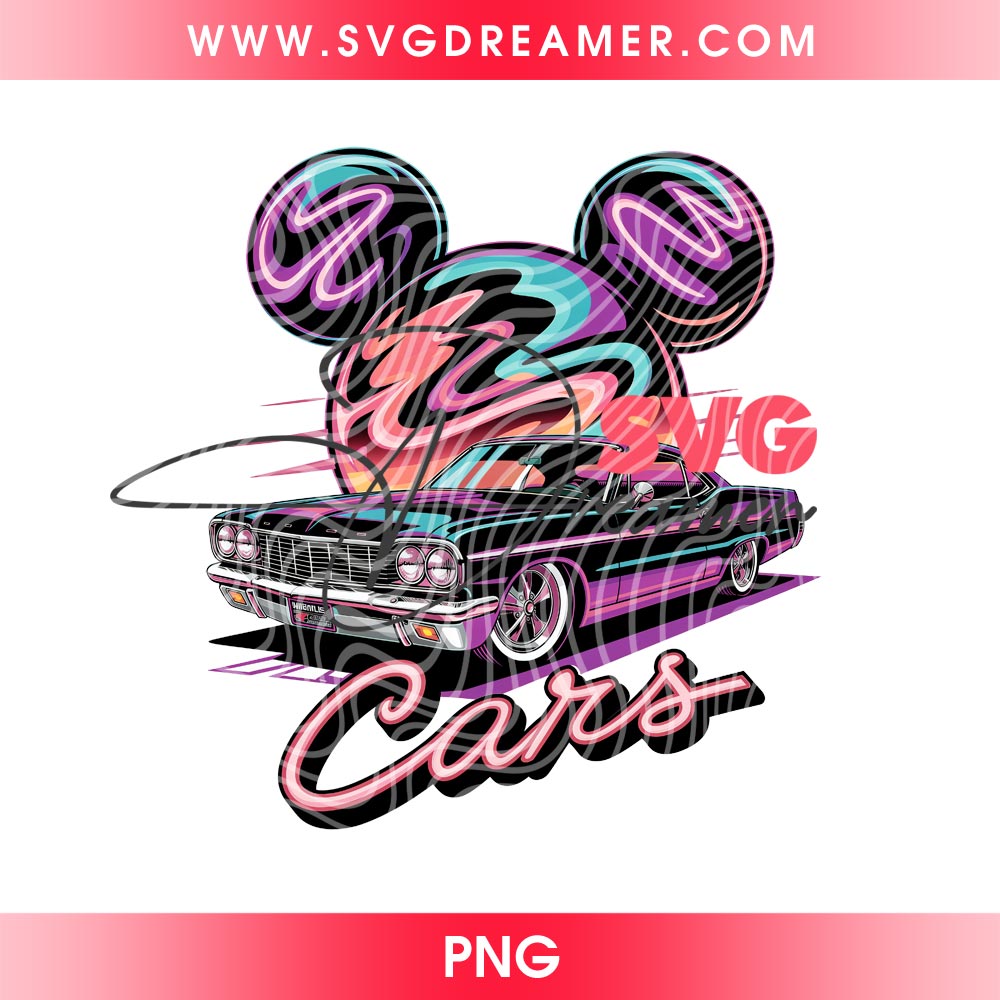 Custom Order 0602262 4 Disney Mouse Cars Bundle PNG 7