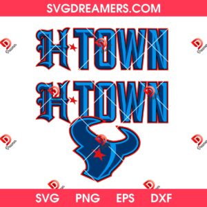H Town Texans Football SVG PNG, Houston NFL Sport PNG SVG