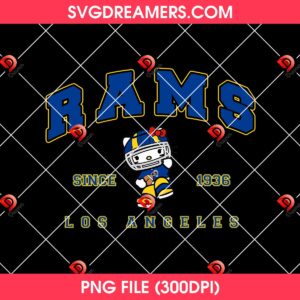 Hello Kitty Los Angeles Rams Since 1936 PNG
