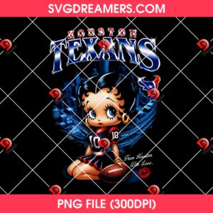 Houston Texans NFL Betty Boop PNG