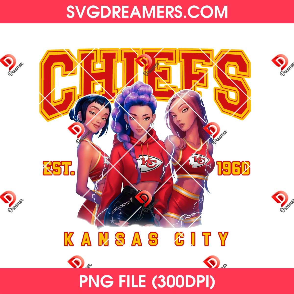 Huntrix Football Kansas City Chiefs PNG, Saja Girls Kpop Demon Hunter Chiefs NFL Sport PNG 1 Huntrix Football Kansas City Chiefs PNG, Saja Girls Kpop Demon Hunter Chiefs NFL Sport PNG