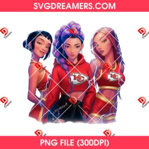 Huntrix Football Kansas City Chiefs PNG, Saja Girls Kpop Demon Hunter Chiefs NFL Sport PNG 3 Huntrix Football Kansas City Chiefs PNG Saja Girls Kpop Demon Hunter Chiefs NFL Sport PNG