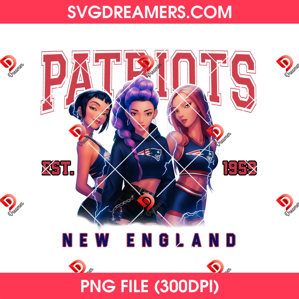 Huntrix Football New England Patriots PNG, Saja Girls Kpop Demon Hunter Patriots NFL Sport PNG 1 Huntrix Football New England Patriots PNG, Saja Girls Kpop Demon Hunter Patriots NFL Sport PNG