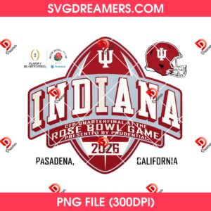 Indiana Rose Bowl Game 2026 PNG Design