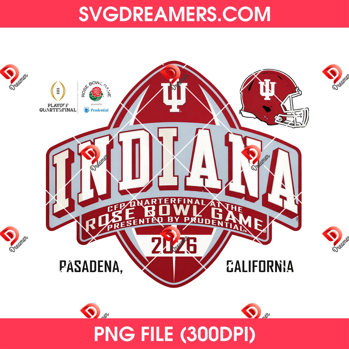 Indiana Rose Bowl Game 2026 PNG Design 2 Indiana Rose Bowl Game 2026 PNG Design