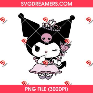 Kuromi Princess PNG File