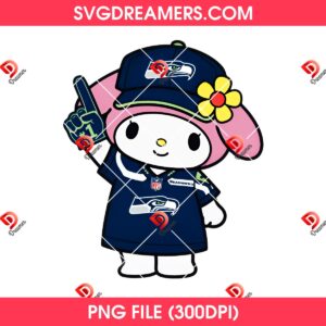My Melody Seattle Seahawks Football PNG