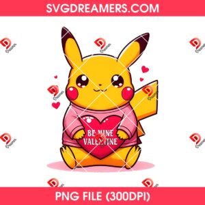 Pikachu Be Mine Valentine PNG, Cute Pokemon Valentines Day 2026 PNG 5 Pikachu Be Mine Valentine PNG, Cute Pokemon Valentines Day 2026 PNG