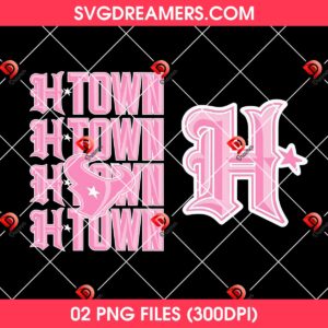 Pink Houston Texans Logo PNG, Pink H-Town PNG