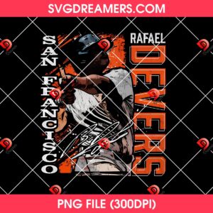 Rafael Devers San Francisco Gritty PNG File