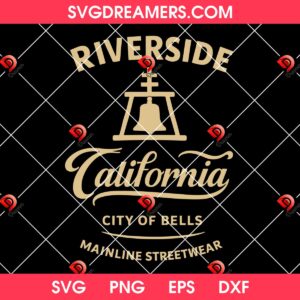 Riverside California City Of Bells SVG PNG File