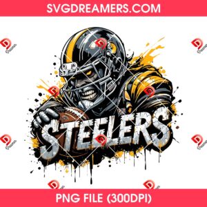 Steelers Football Player PNG, Pittsburgh Steelers NFL Sport PNG Design
