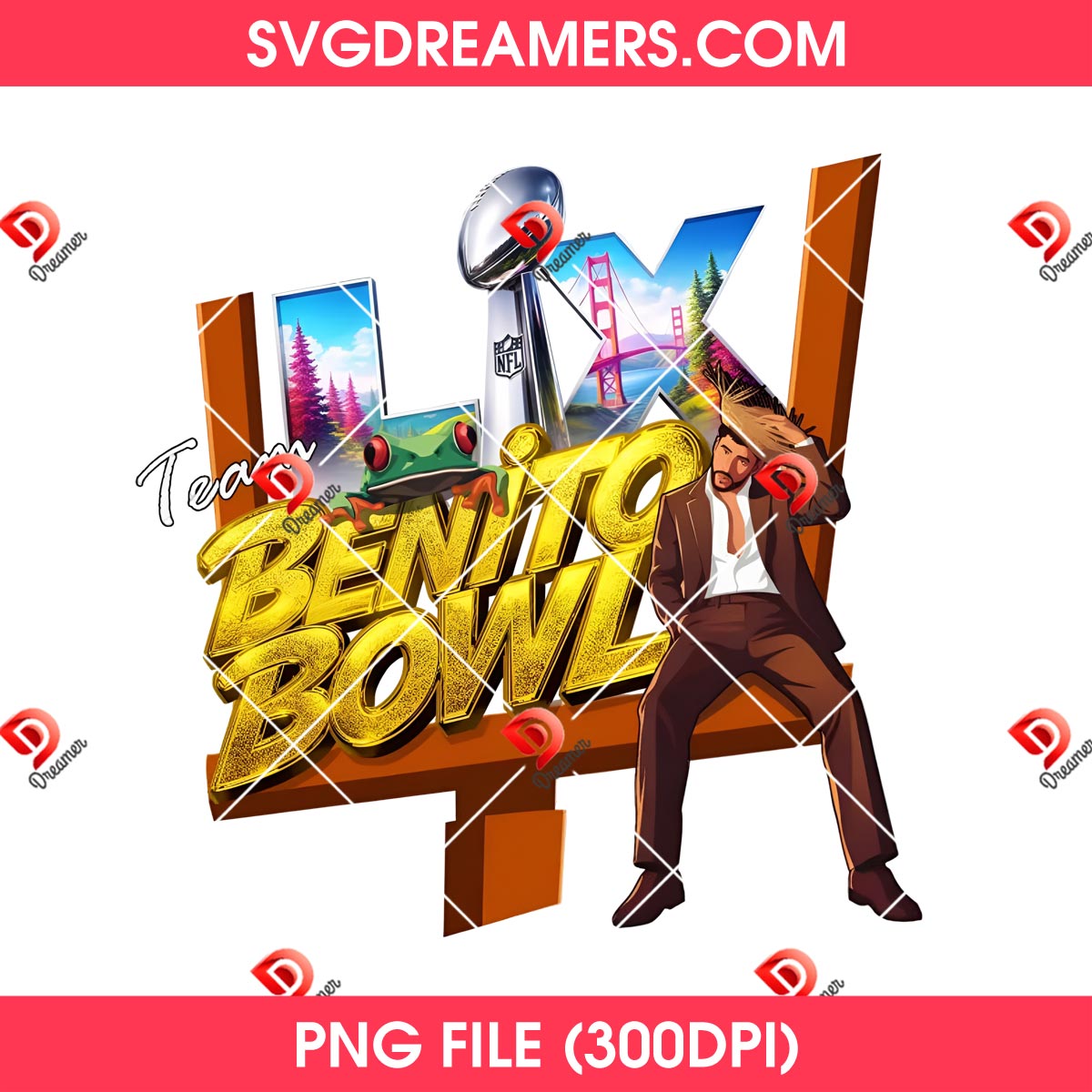 Team Benito Bowl Football 2026 PNG, Super Bowl LX 2026 Bad Bunny Team PNG 1 Team Benito Bowl Football 2026 PNG, Super Bowl LX 2026 Bad Bunny Team PNG