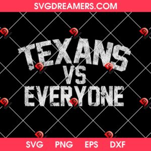 Texans VS Everyone SVG PNG File