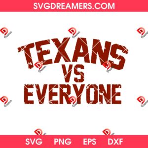 Texans VS Everyone SVG PNG File