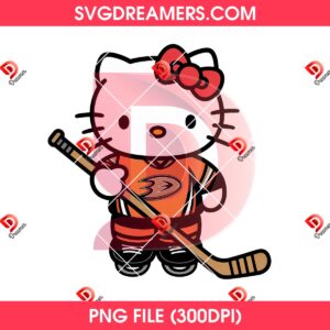 Anaheim Ducks Hello Kitty Player PNG Bundle