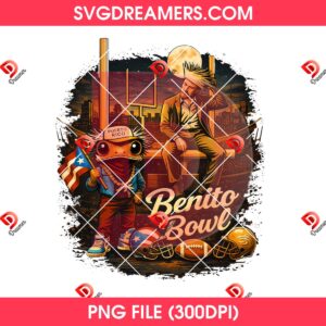 Benito Bowl Puerto Rico Graphic PNG, Retro Bad Bunny Halftime Show Fan PNG