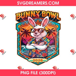Bunny Bowl 2026 PNG, Bad Bunny Benito Super Bowl LX PNG
