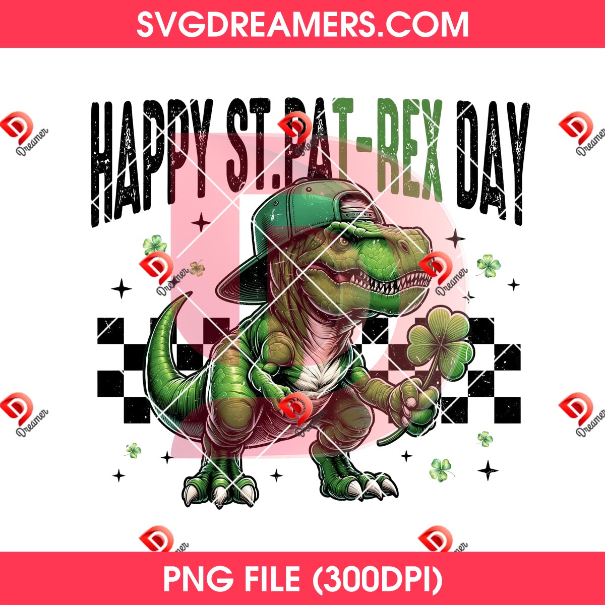 Happy St Pat-Rex Day PNG, St Patricks Dinosaur PNG, Lucky T-Rex PNG 1 Happy St Pat-Rex Day PNG, St Patricks Dinosaur PNG, Lucky T-Rex PNG