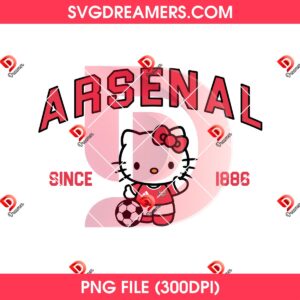 Hello Kitty Arsenal Since 1886 PNG