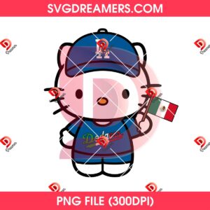 80+ Hello Kitty Los Angeles Dodgers PNG, All Designs LA Dodgers Hello Kitty by SVG Dreamer 117 Hello Kitty LA Dodgers Mexico Flag PNG