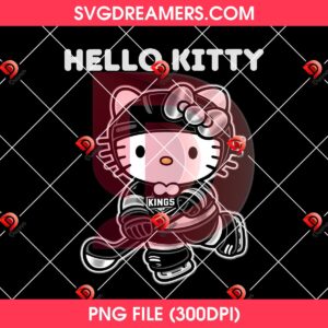 Hello Kitty Los Angeles Kings PNG, Hello Kitty Hockey Sport PNG