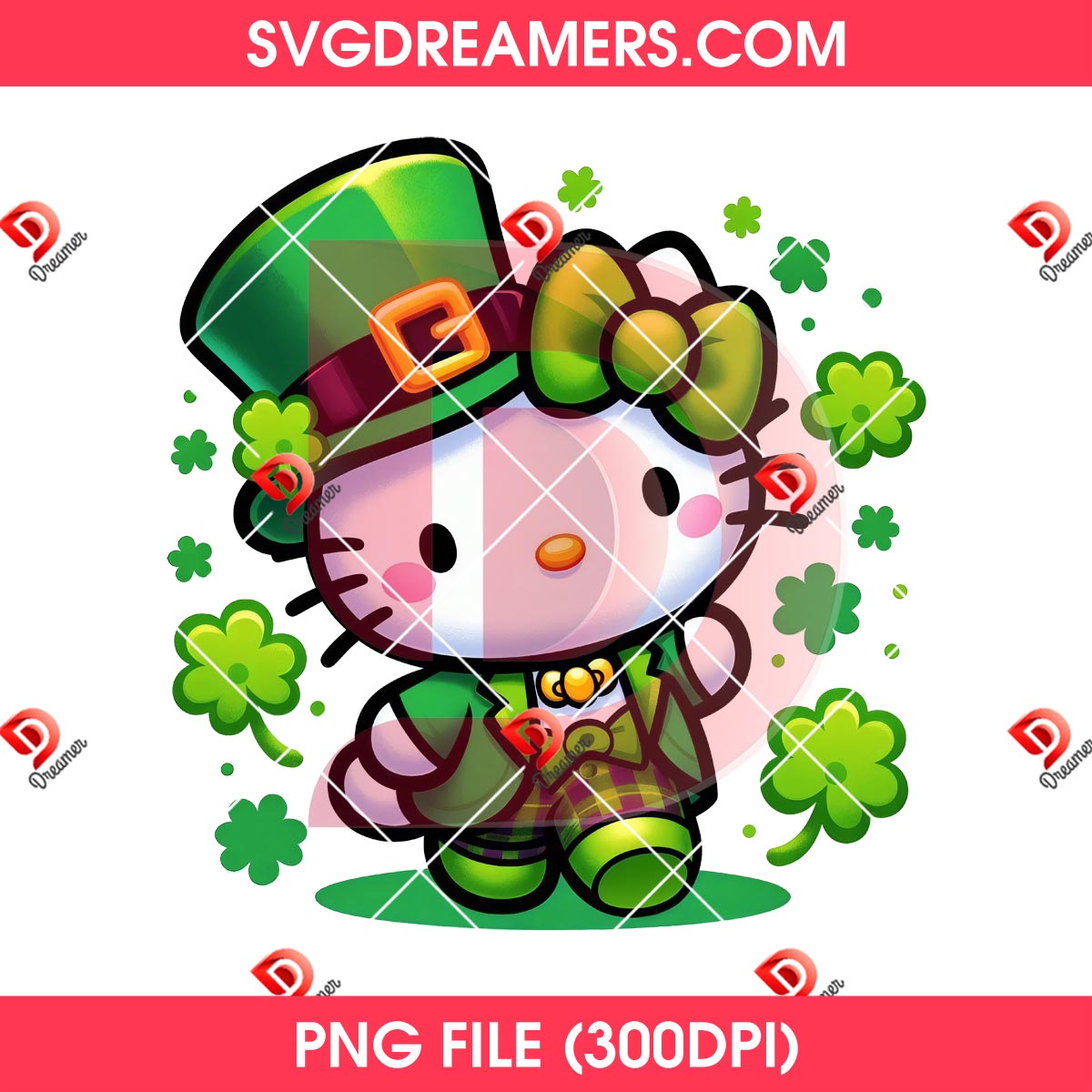 Hello Kitty Preppy Saint Patricks Day PNG, Lucky Shamrock Hello Kitty 2026 PNG 1 Hello Kitty Preppy Saint Patricks Day PNG, Lucky Shamrock Hello Kitty 2026 PNG