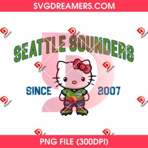 Hello Kitty Seattle Sounders FC PNG
