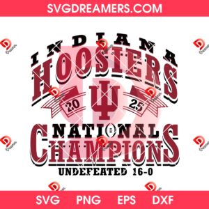 Indiana Hoosiers National Champions 2026 SVG PNG