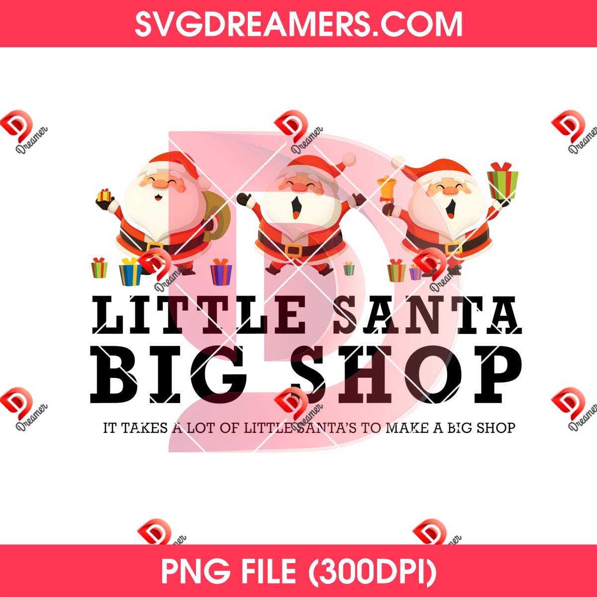Little Santa Big Shop PNG 2 Little Santa Big Shop PNG