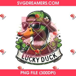 Lucky Duck PNG, St Patricks Day Duck PNG