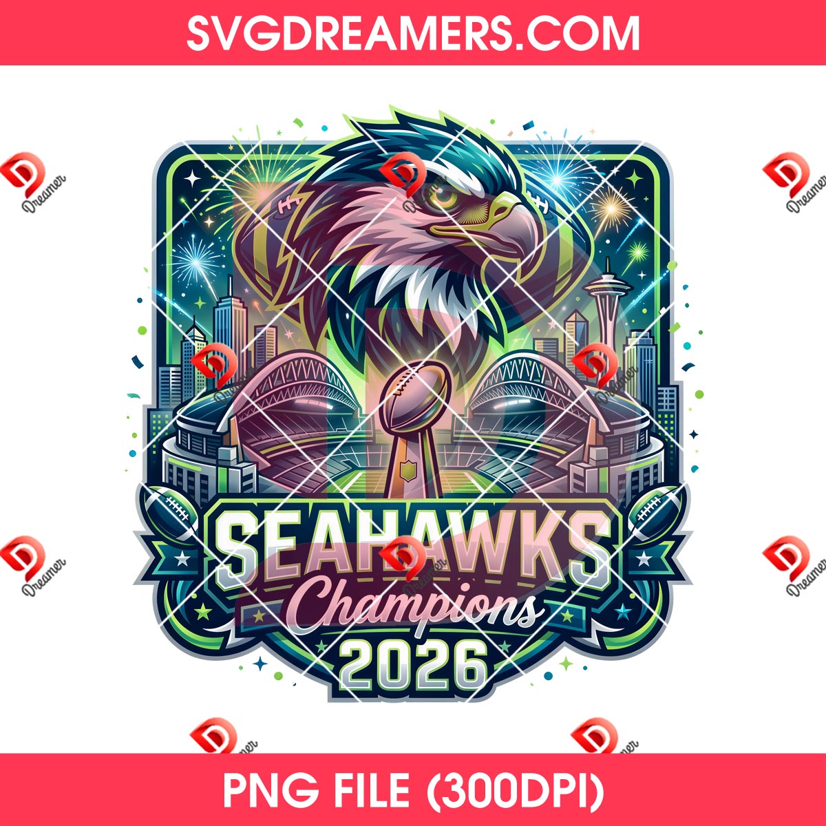 PNG File Seattle Seahawks Champions 2026, Super Bowl LX Seahawks Football 2026 PNG 1 PNG File Seattle Seahawks Champions 2026, Super Bowl LX Seahawks Football 2026 PNG
