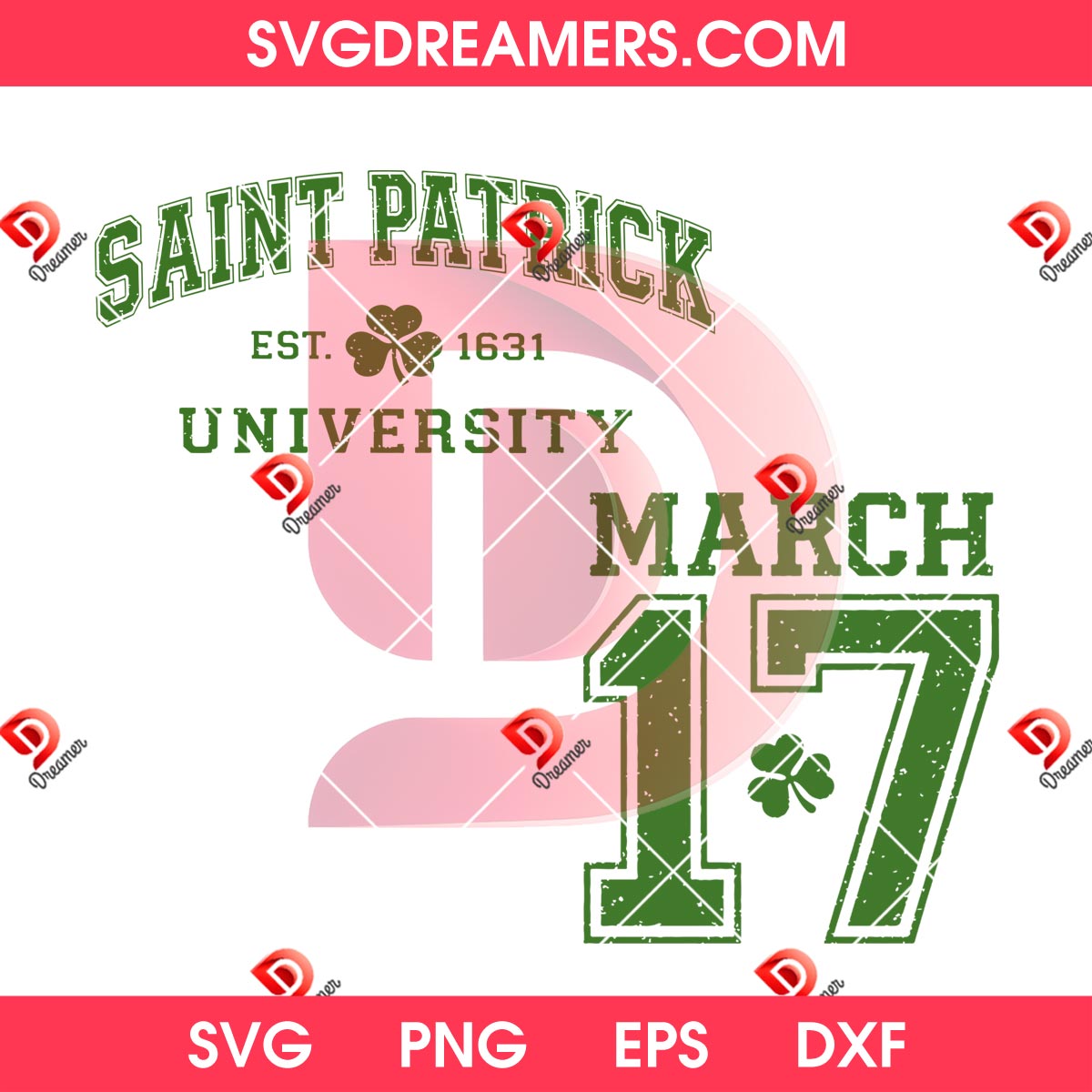 Saint Patrick University EST 1631 SVG PNG, St Patricks Day SVG PNG Design 6 Saint Patrick University EST 1631 SVG PNG, St Patricks Day SVG PNG Design