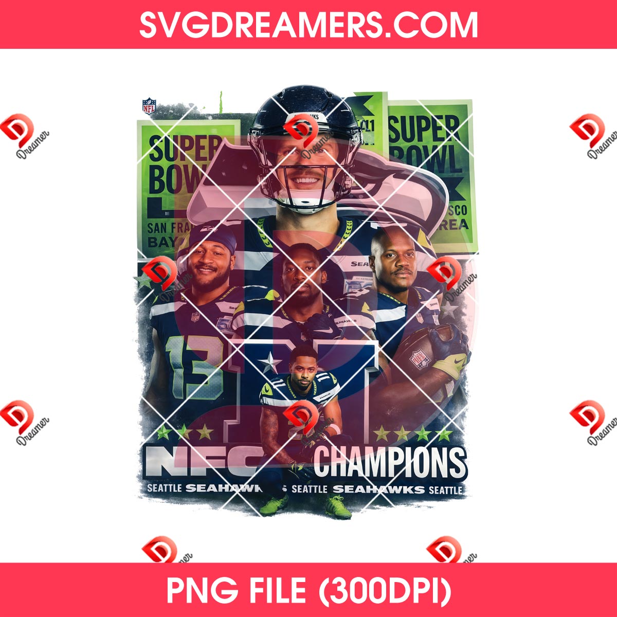Seahawks 2026 NFC Champions Back In The Super Bowl PNG, Super Bowl LX Seattle Seahawks PNG 1 Seahawks 2026 NFC Champions Back In The Super Bowl PNG, Super Bowl LX Seattle Seahawks PNG