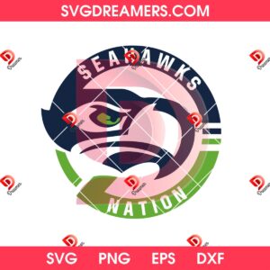 Seahawks Nation SVG PNG, Super Bowl LX Seattle Seahawks 2026 Champions SVG PNG