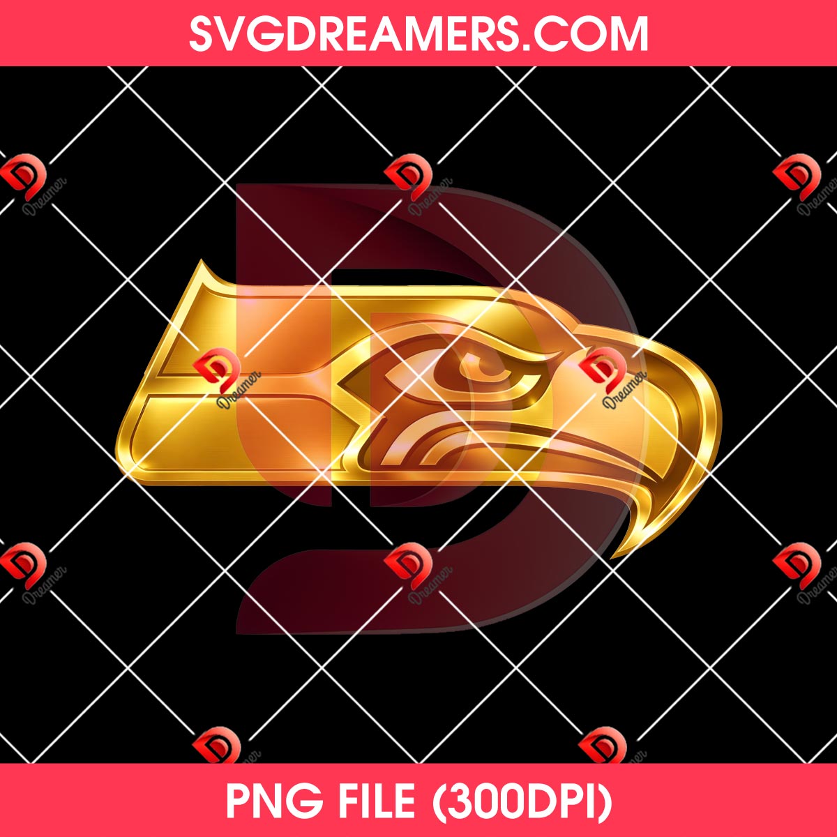 Seattle Seahawks Golden Logo PNG, Super Bowl LX 2026 Seattle Logo PNG 3 Seattle Seahawks Golden Logo PNG, Super Bowl LX 2026 Seattle Logo PNG
