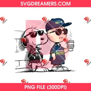 Snoopy Dog Seattle Seahawks Super Bowl 2026 PNG, Football Champions 2026 Seahawks Peanuts PNG