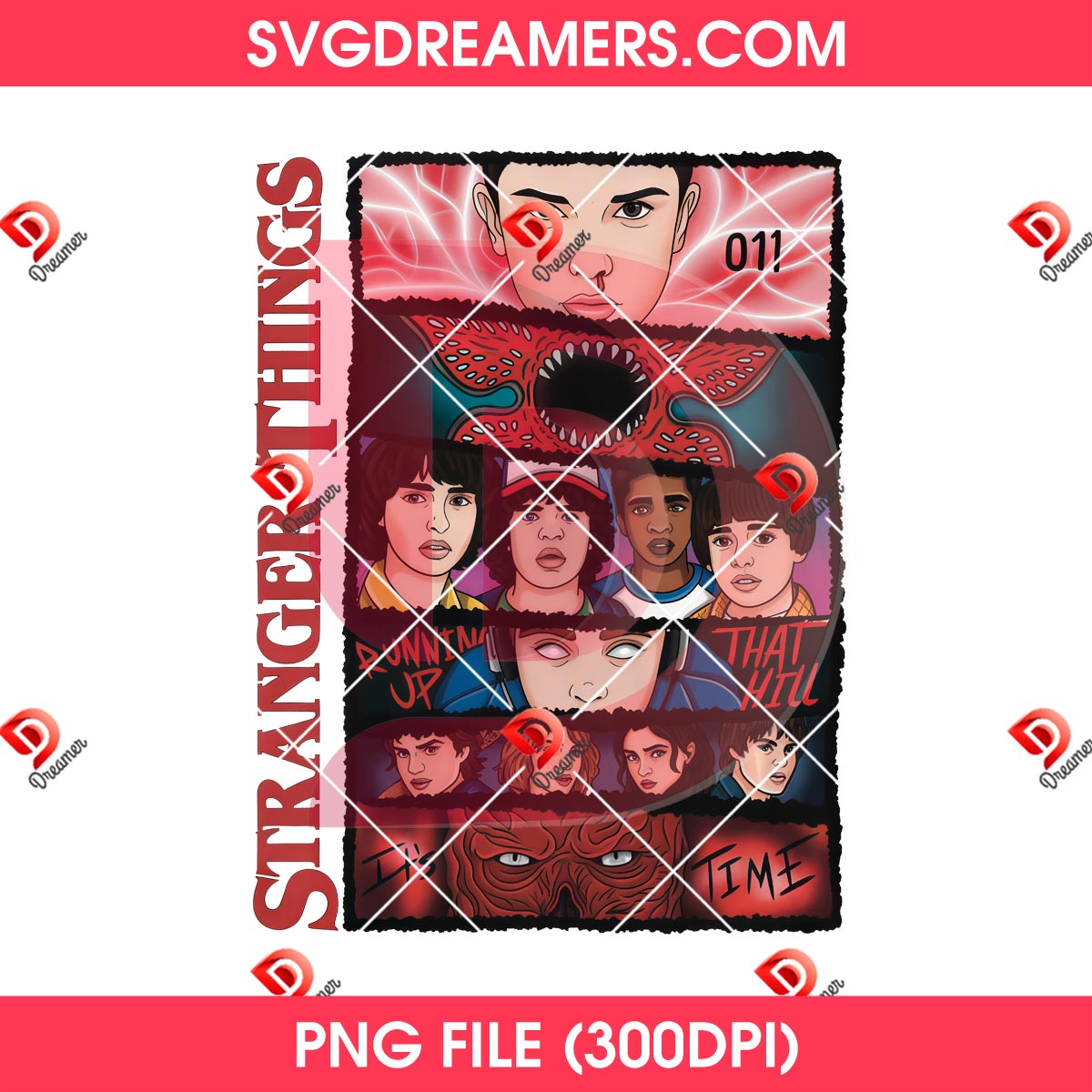 Stranger Things Season 5 Movie PNG File, Upside Down Characters PNG File 1 Stranger Things Season 5 Movie PNG File, Upside Down Characters PNG File