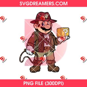 Super Mario Indiana University PNG