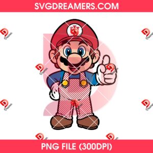 Super Mario Indiana University PNG