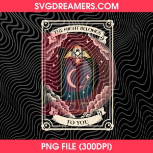 The Night Belongs To You PNG, Sacred And Serpentine The Ritual Cards PNG