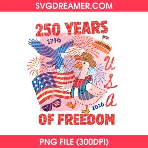 250th Years Of Freedom 1776 2026 USA PNG, 250th Anniversary United States PNG