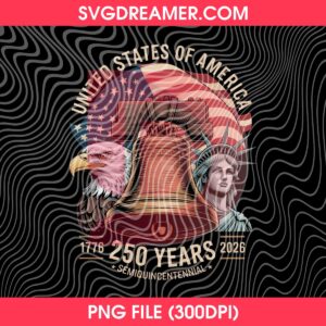 America 250th Anniversary PNG, Semiquincentennial 1776 - 2026 PNG